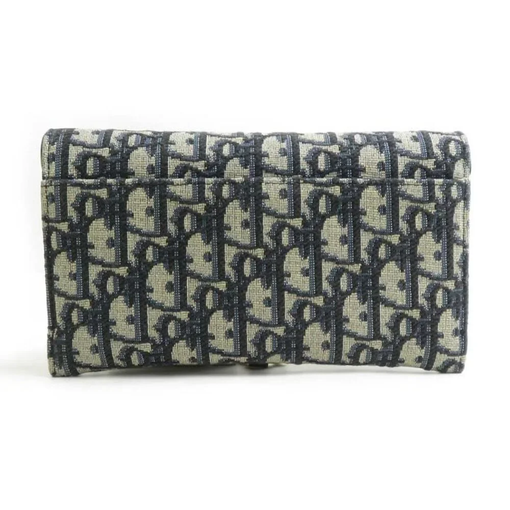 Dior Chain Wallet Oak Oblique